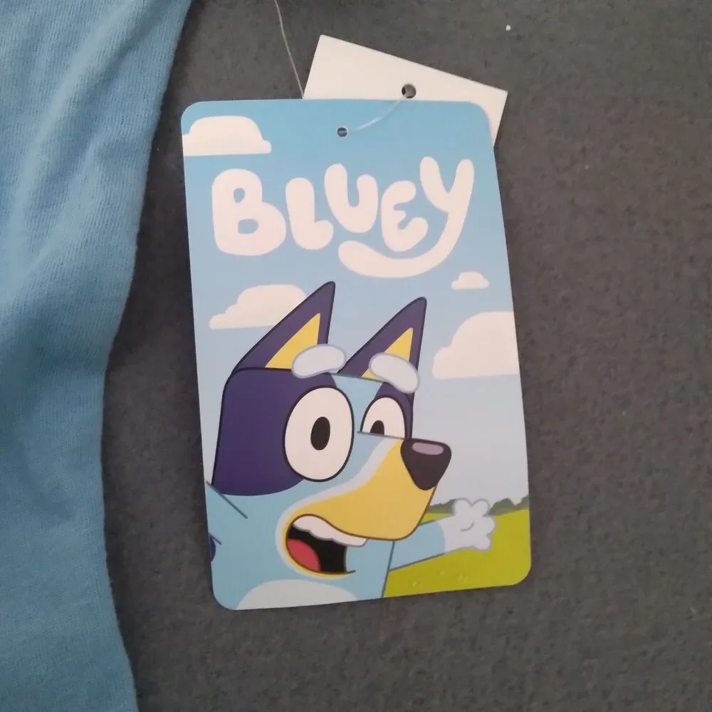 Bluey Dog Outfit Size 18m Shirt Pants Bingo Heart Valentines Kisses BBC Cartoon